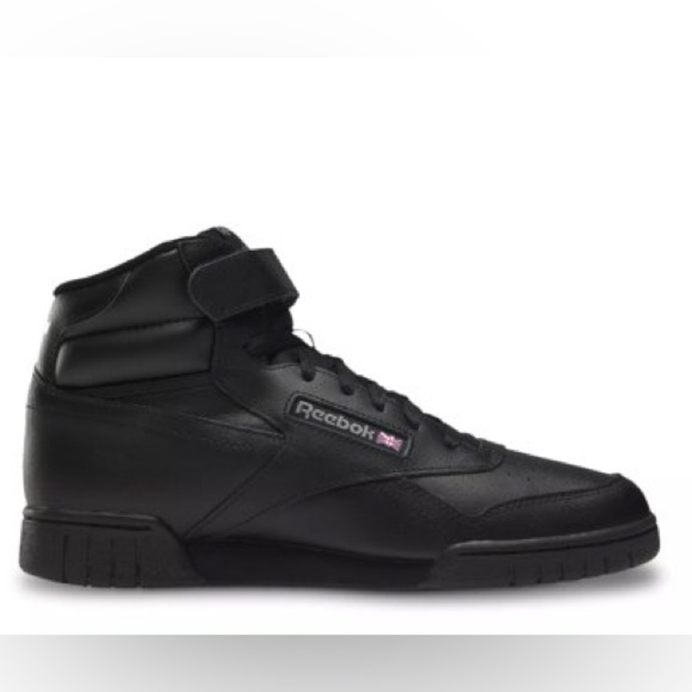 Reebok Men’s Black Leather Sneakers